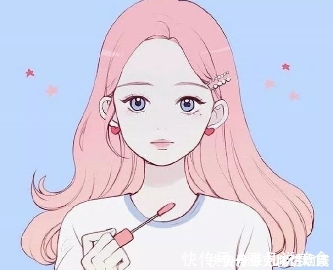 小姐姐|一组少女心十足的好看插画，很适合做卡通动漫头像哦！