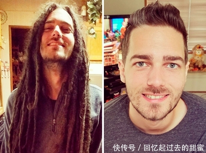 论发型对人的重要性!这些流浪汉一般的人换了发型之后,秒变帅哥