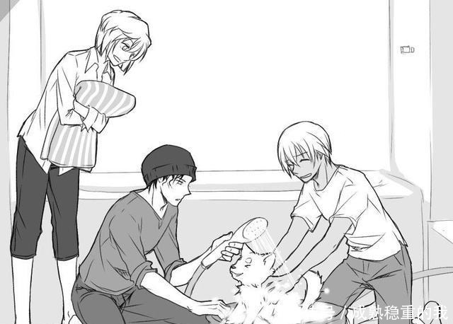 安室|柯南灰原哀、赤井秀一和安室透的日常生活，画面实在太甜了