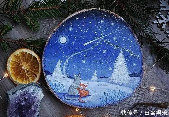 废弃的木头切成了片,竟然这么多地方都用得到,DIY手工绘画