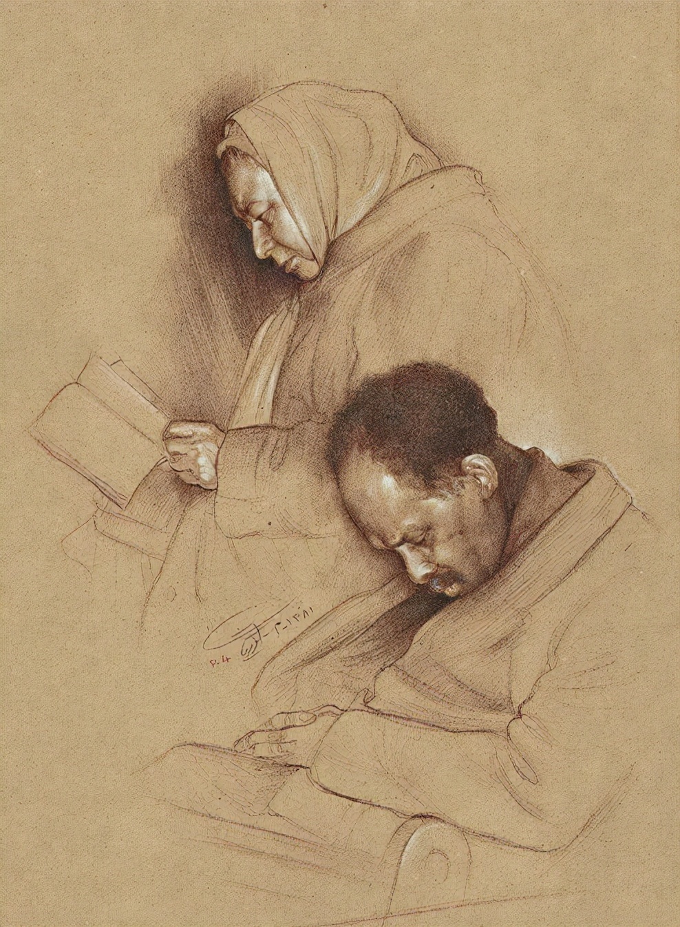 艺术家!伊朗艺术家莫提.Katouzian 素描作品欣赏