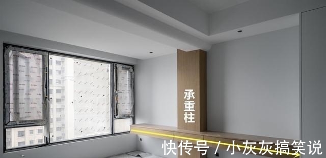 妙笔生花|装修就怕遇到承重柱,没想到设计师一出手,妙笔生花,鸡肋也好用