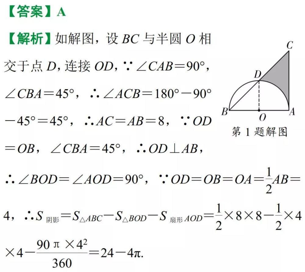 面积|初中数学阴影部分面积计算模型大全，建议收藏！