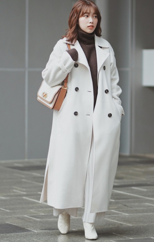 长筒靴 入冬不要乱穿了!大衣+长筒靴才惊艳!小个子也能hold住