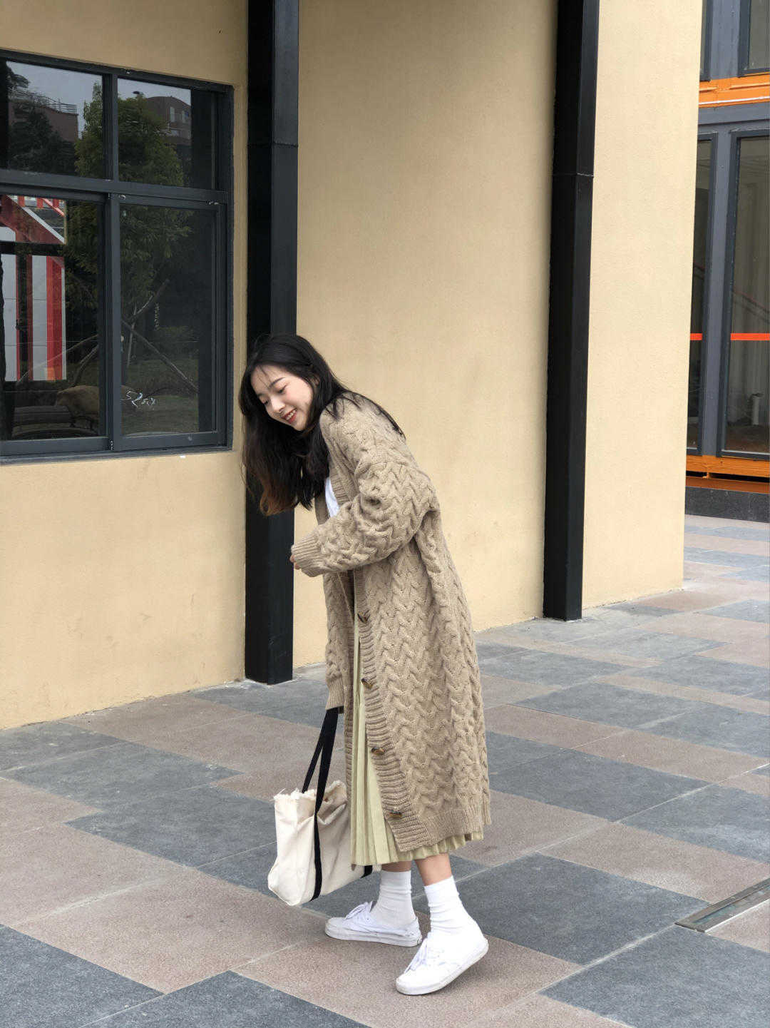 长衫 提前备几件针织长衫吧!初春穿它出门,绝对让你美到“巅峰”