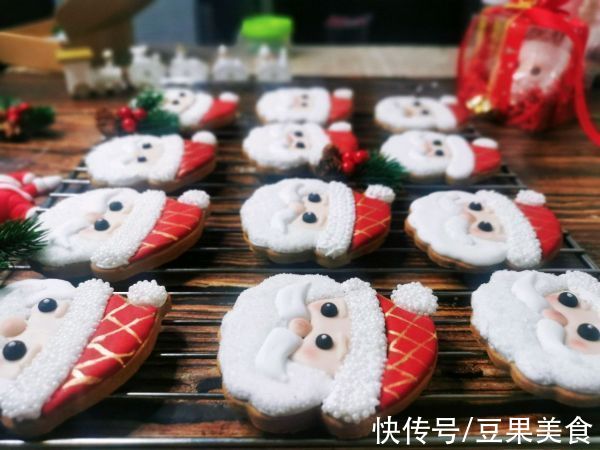 #我心中的冬日限定#圣诞老人糖霜饼干