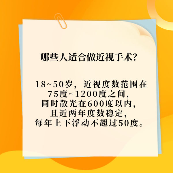 角膜|人人都适合做近视眼手术吗？同仁眼科专家这样说