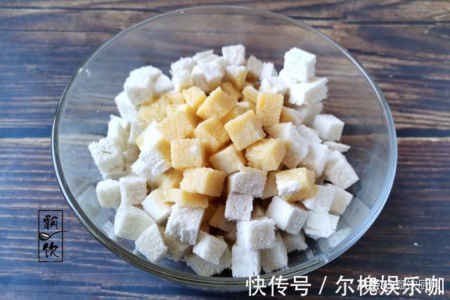 馒头丁|3元钱解决一顿美味早餐，兜里没钱也不用饿肚子，满满一盘吃得饱