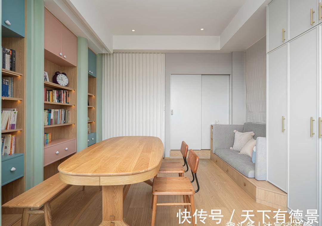 收纳|佩服！她把仅55㎡的家重新改造，有“4室”两卫，老破小逆袭成功