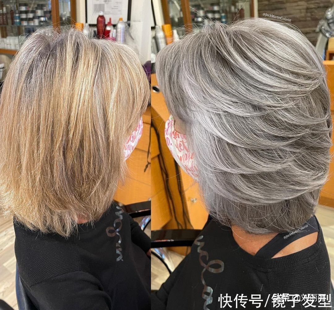 染发 头发花白的阿姨别再染发了,学学这13位阿姨,时尚好看显年轻