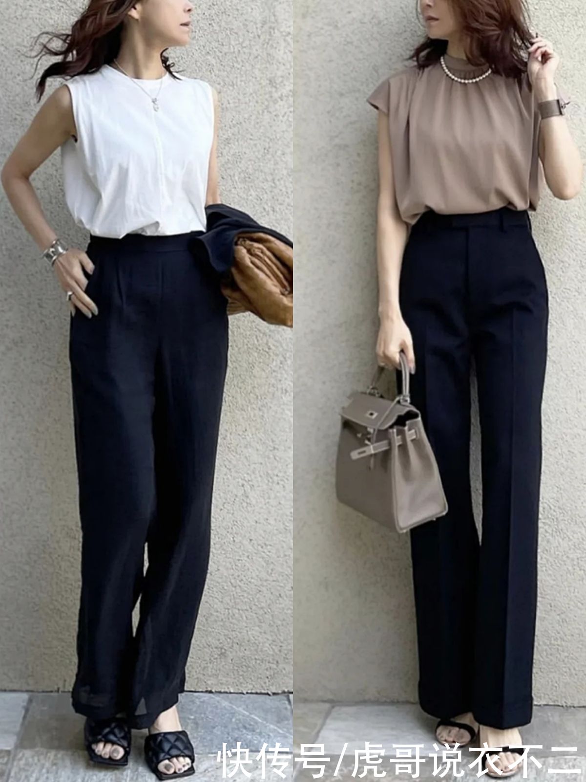 高腰|50岁的女人懂穿衣更显贵，学日本主妇的夏季搭配，简约大方就很美