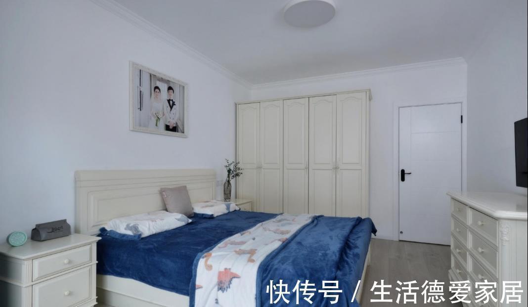 客厅|70㎡北欧两室,客厅不设收纳柜,随孩子任性玩耍!