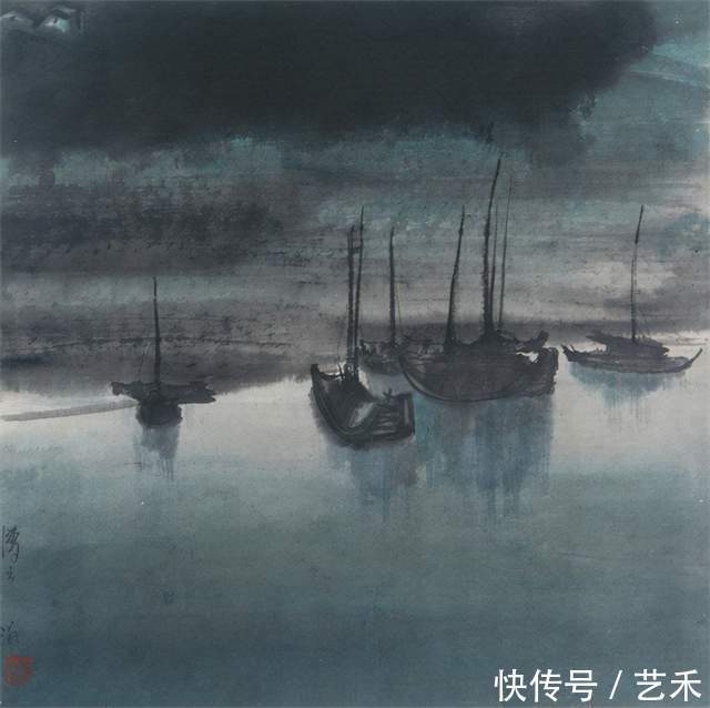 布面油画@薄云:新意象油画