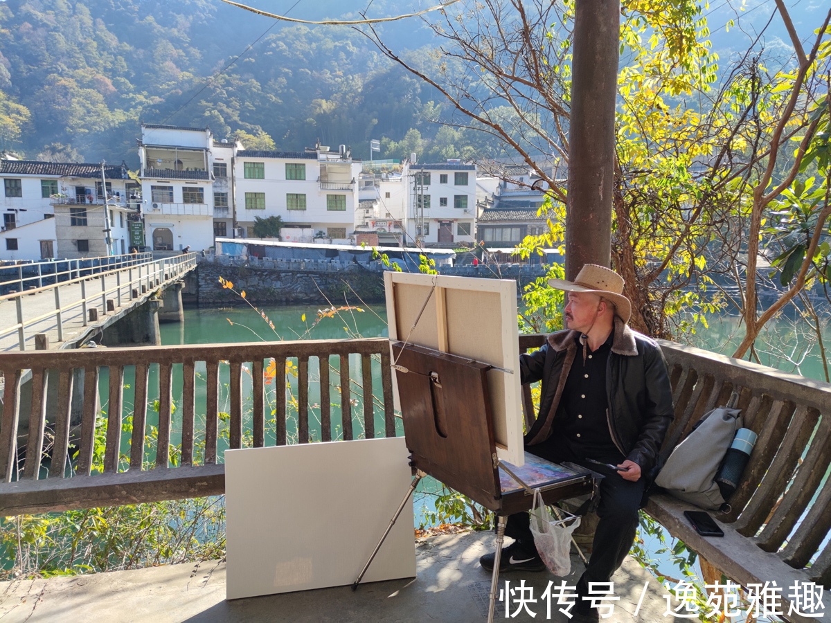 油画@「作品欣赏」唯美的婺源,五彩斑斓!画家薛祥新写生作品欣赏