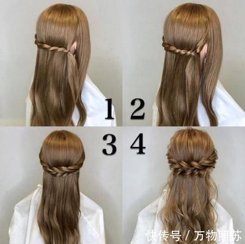 女生|女生别乱选发型了!这4款编发教程最火,百搭不挑人