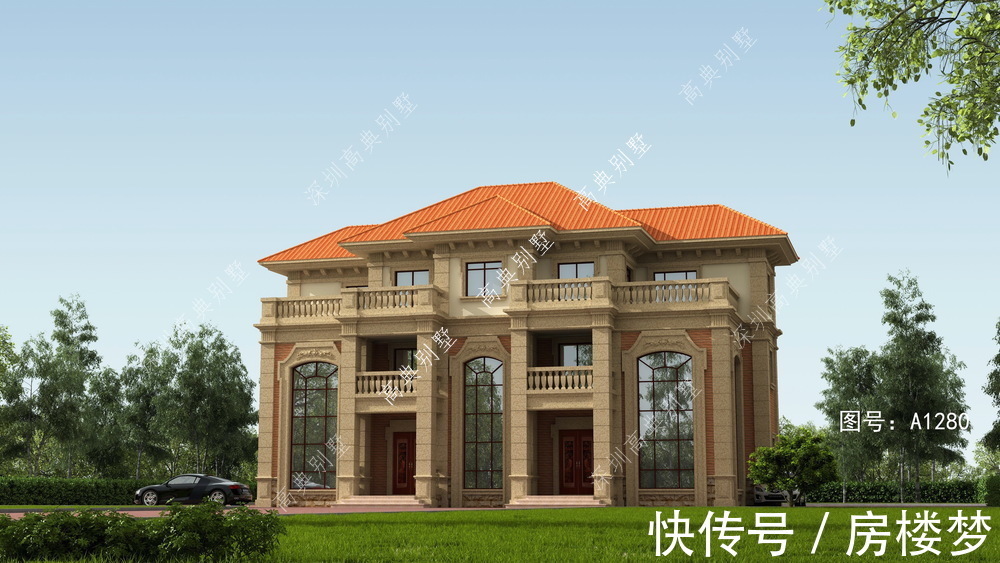 过时|欧式三层别墅,建一栋不过时,村里人都夸奖你!