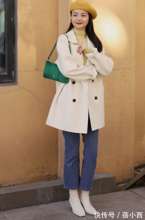 针织衫|建议小个子女生多穿“九分裤”,配短靴、乐福鞋都很美,值得参考
