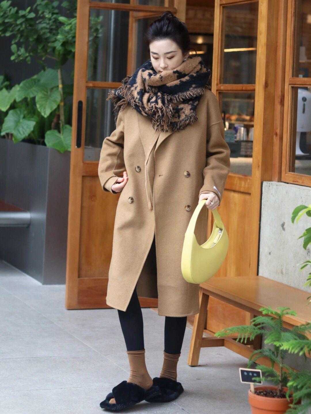 颜色 降温的冬天,大衣不会穿搭的人,容易踩雷区,这样穿更美