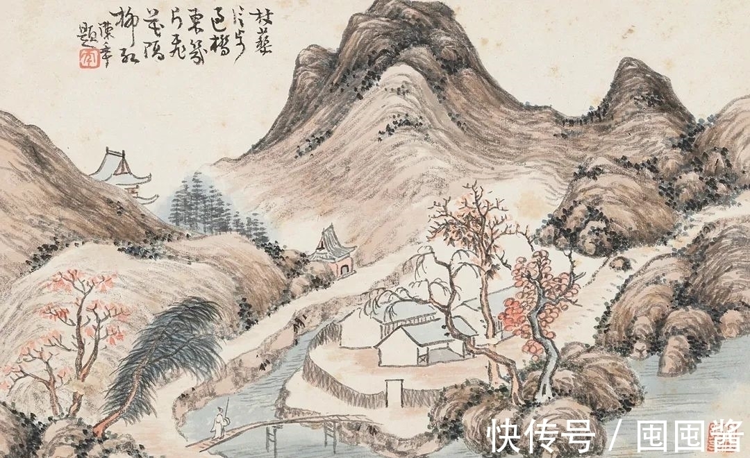 同时代$「津门网」他是画家任熊之子,其构图饱满色彩丰富,不流于世俗