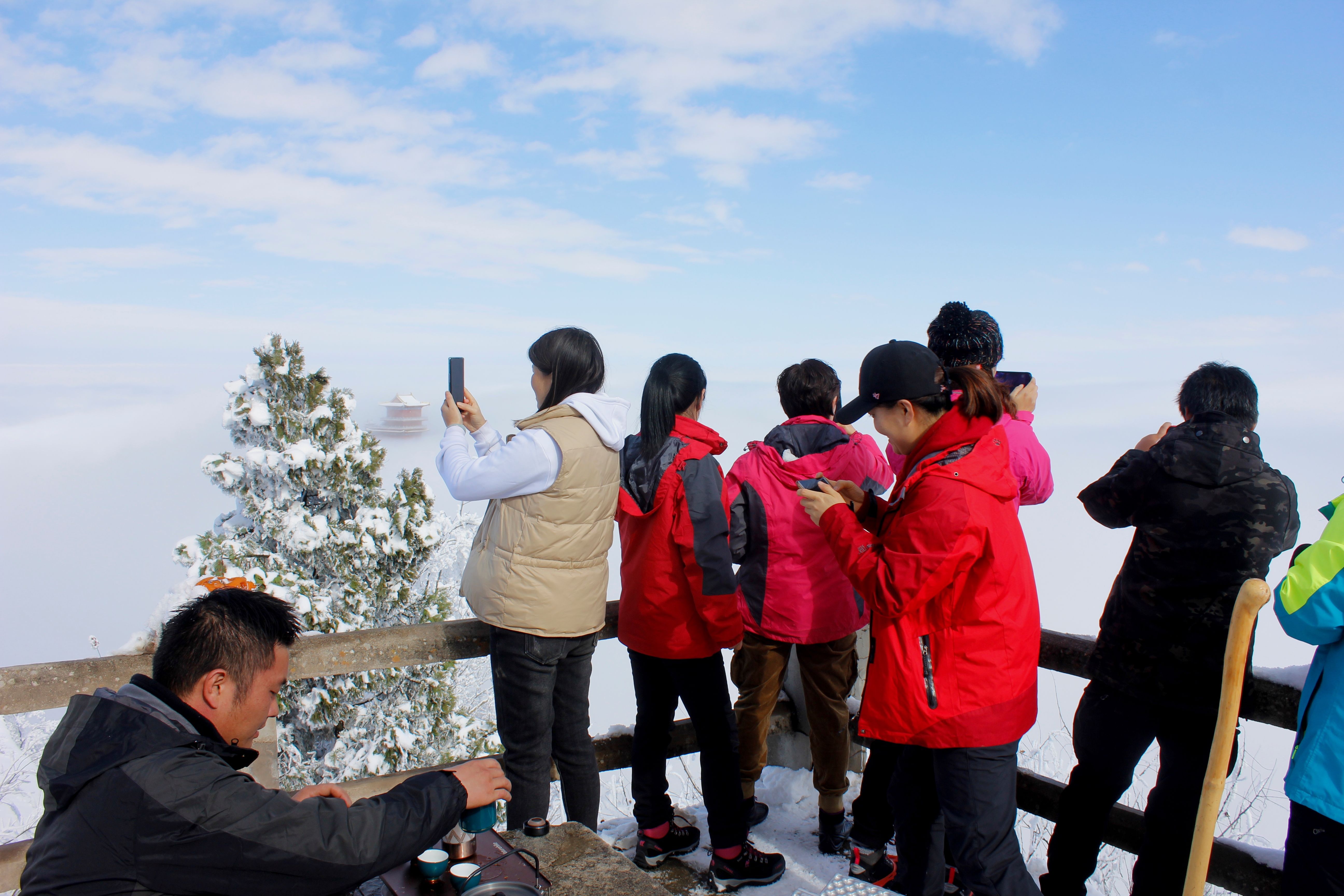 征集|【年末福利征集】雪后南五台幸遇云海