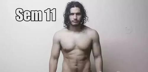 记录照|8个月，这个小伙用35张记录照告诉你，健身能带给身材多大改变