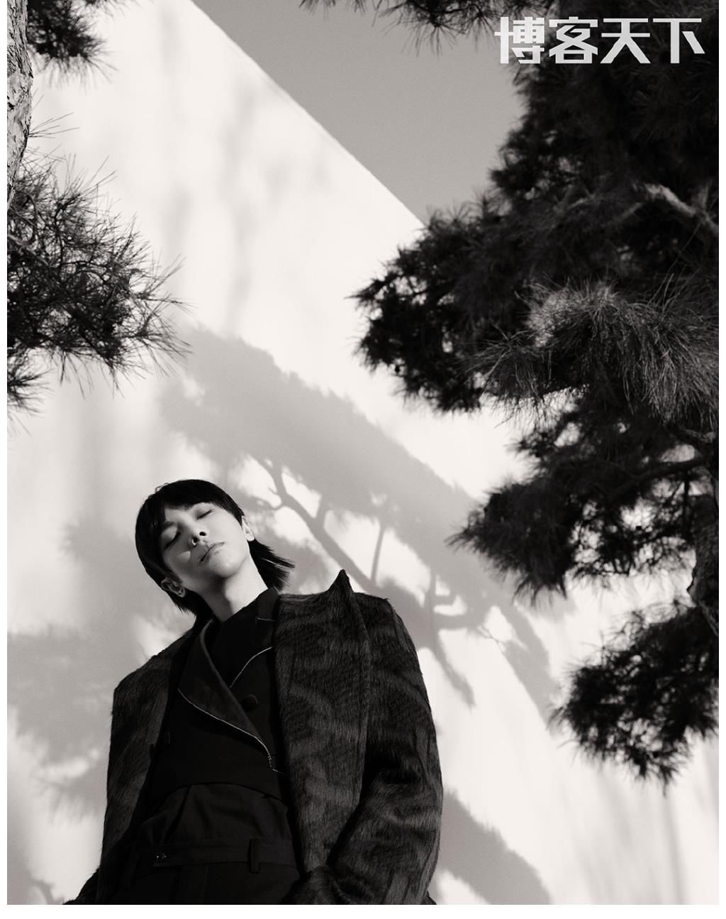 华晨宇×博客天下跨年刊封面专访。华晨宇:明月松间照