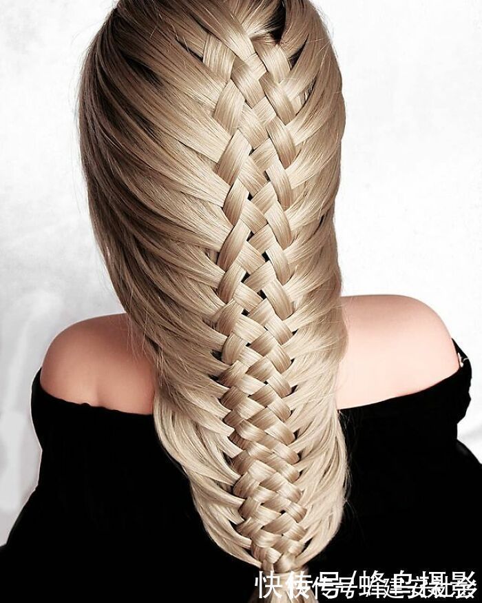 发型 65张编发照片,这哪是编头发分明是画画,图3这发型一次要半天
