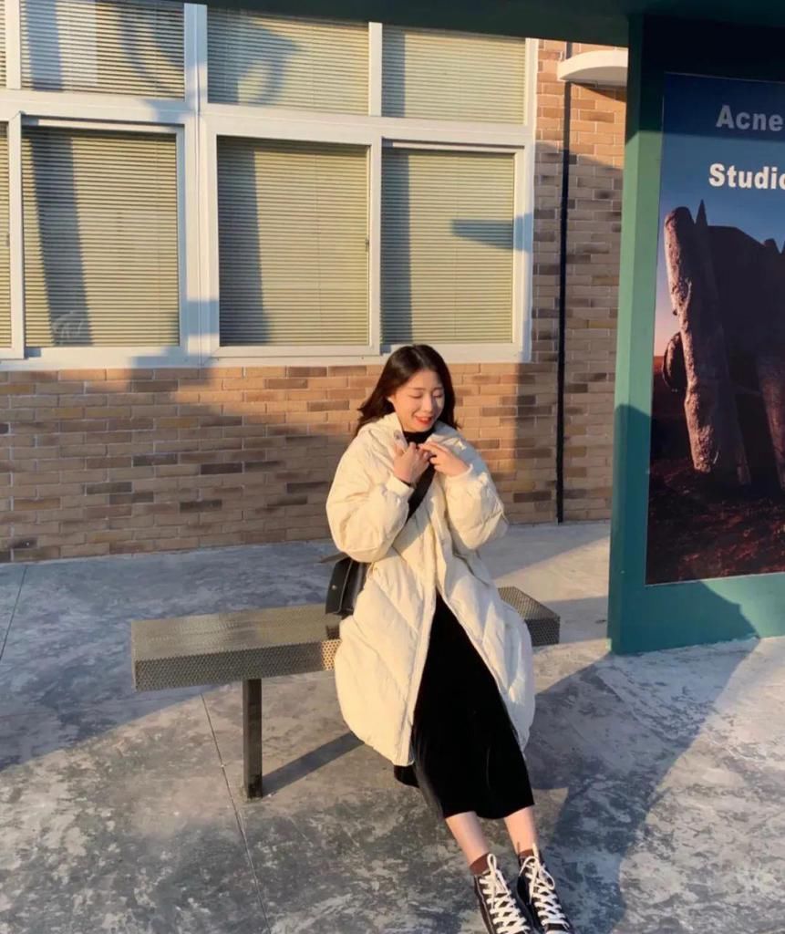 羽绒服+裙子=2021年最王炸组合，早穿早美！