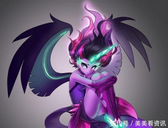 美丽|小马宝莉黑化的五位角色,紫悦可怜又迷茫!月亮公主清纯又美丽