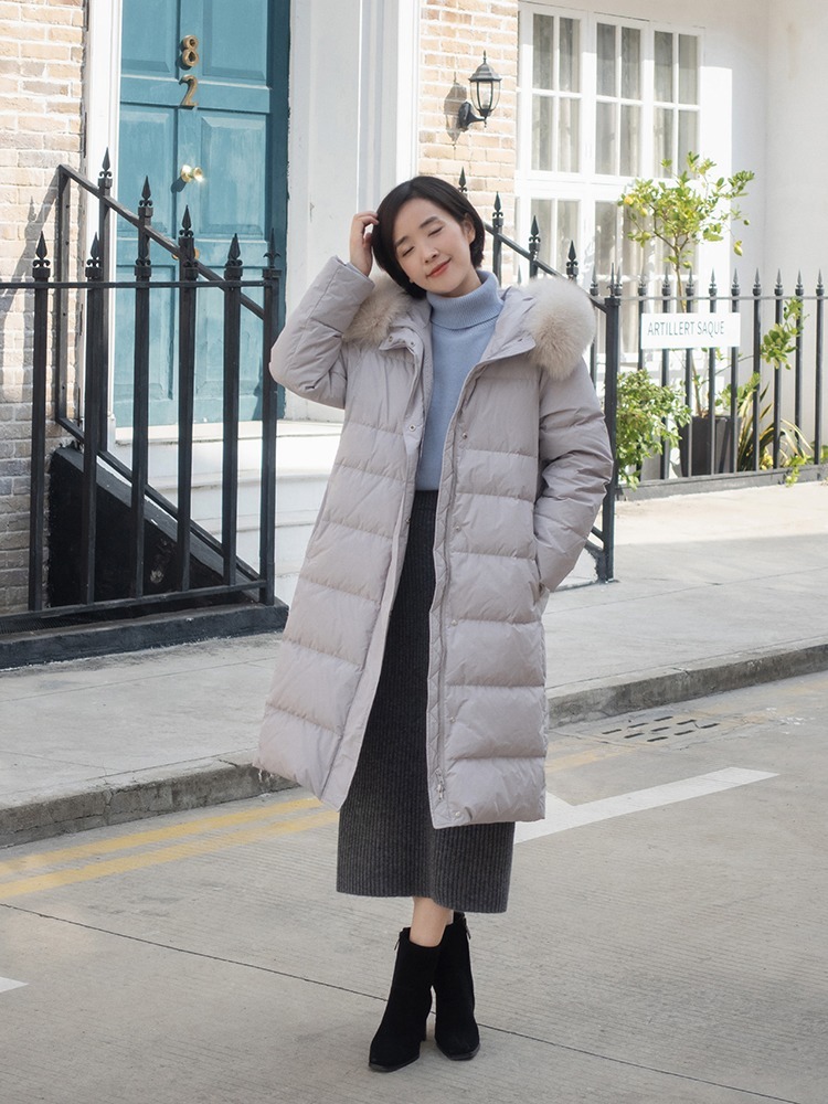 打底衫|入冬第一件羽绒服,一定要这样穿,越简单越高级!