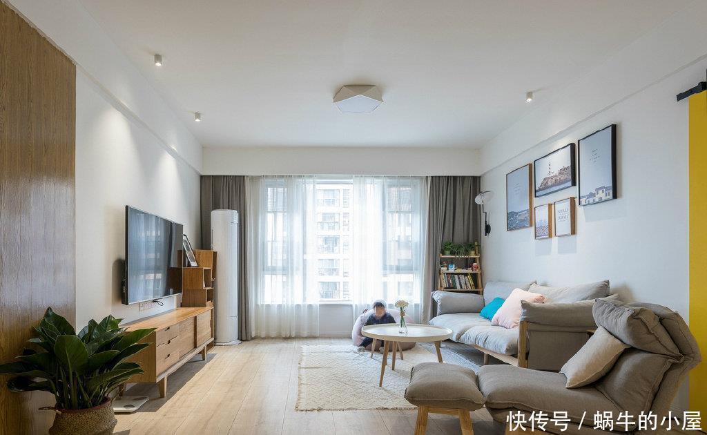 现代|现代三居室，简约时尚的装饰很漂亮，朋友都以为是样板房！
