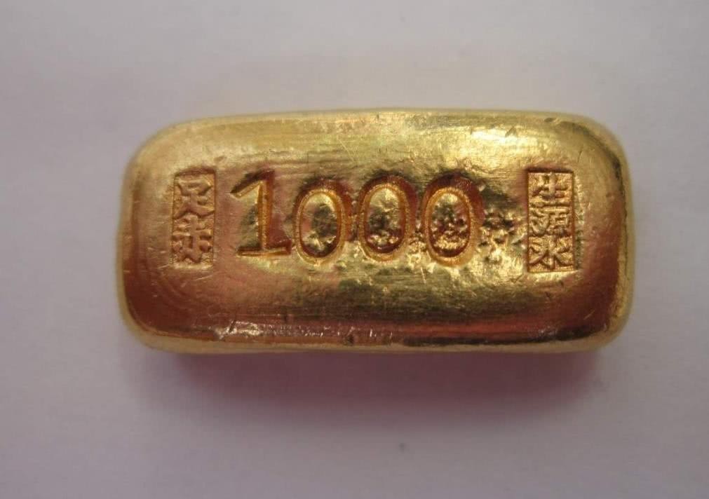 民国时期的俗称“黄鱼”的金条,如果放到今天,值多少钱?