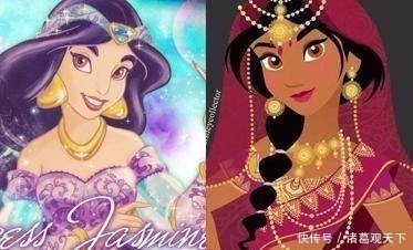 迪士尼公主|当迪士尼公主们穿上婚纱,花木兰变大妈艾莎还是最美的!