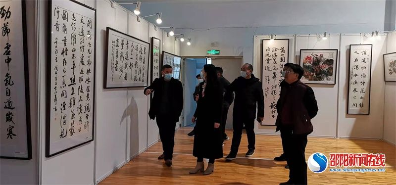 廉政&邵东医保局组织参观“清廉邵东文明行”主题书画邀请展