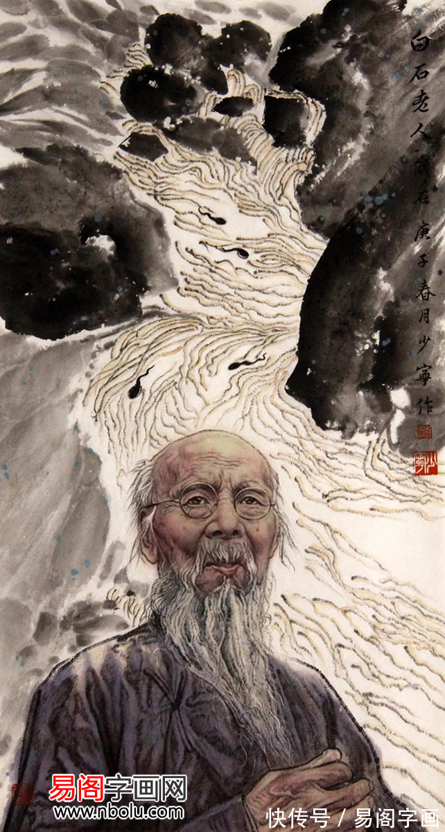 刘少宁！画家刘少宁人物画 生动传神 充满了时代的气息