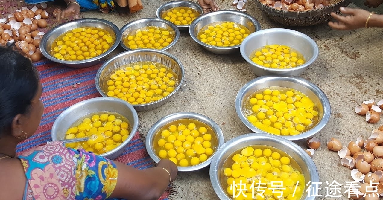 壮观|印度的鸡蛋大餐,光鸡蛋就用了几百个,实在太壮观了
