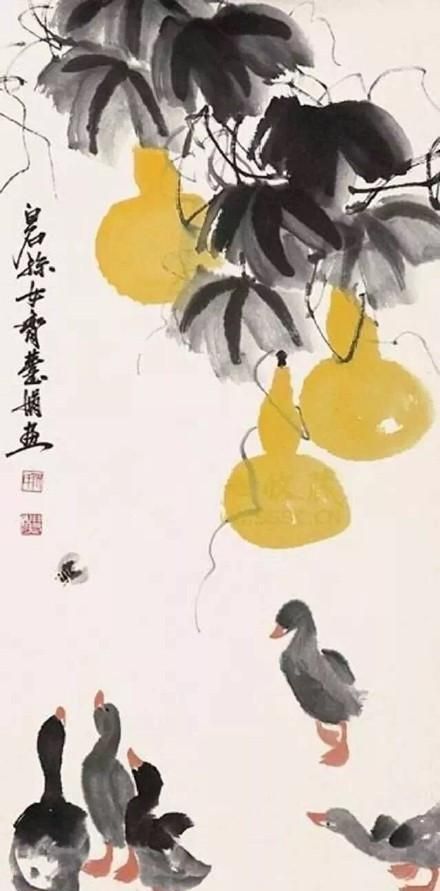 绘画@齐慧娟绘画进步明显,风格有望超过爷爷齐白石,真是后生可畏