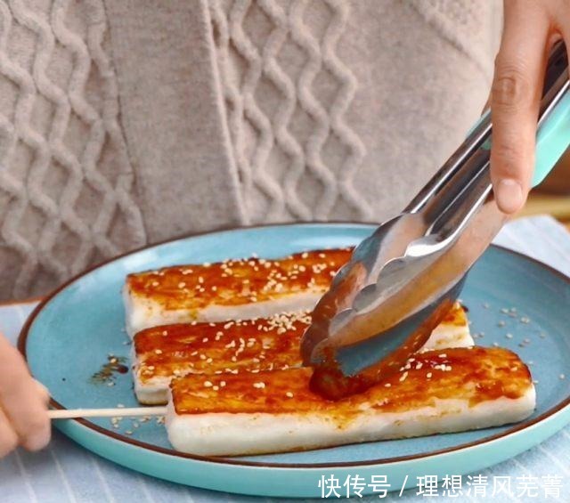 脆皮烤年糕，外表酥脆，内里Q弹，口感太棒了！