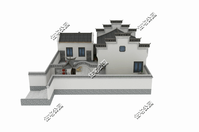中国传统文化|无庭不成居，自建20×14米古朴中式大宅，感受悠闲好生活