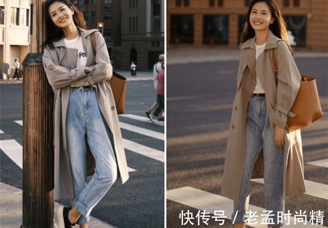 风衣|穿风衣时,瞧下面潮人,这样穿是有多时髦