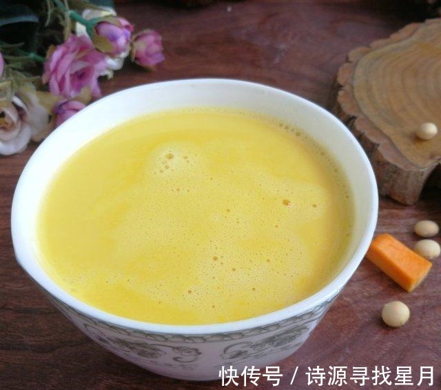 南瓜豆浆,香浓豆浆,颜色也美美哒!
