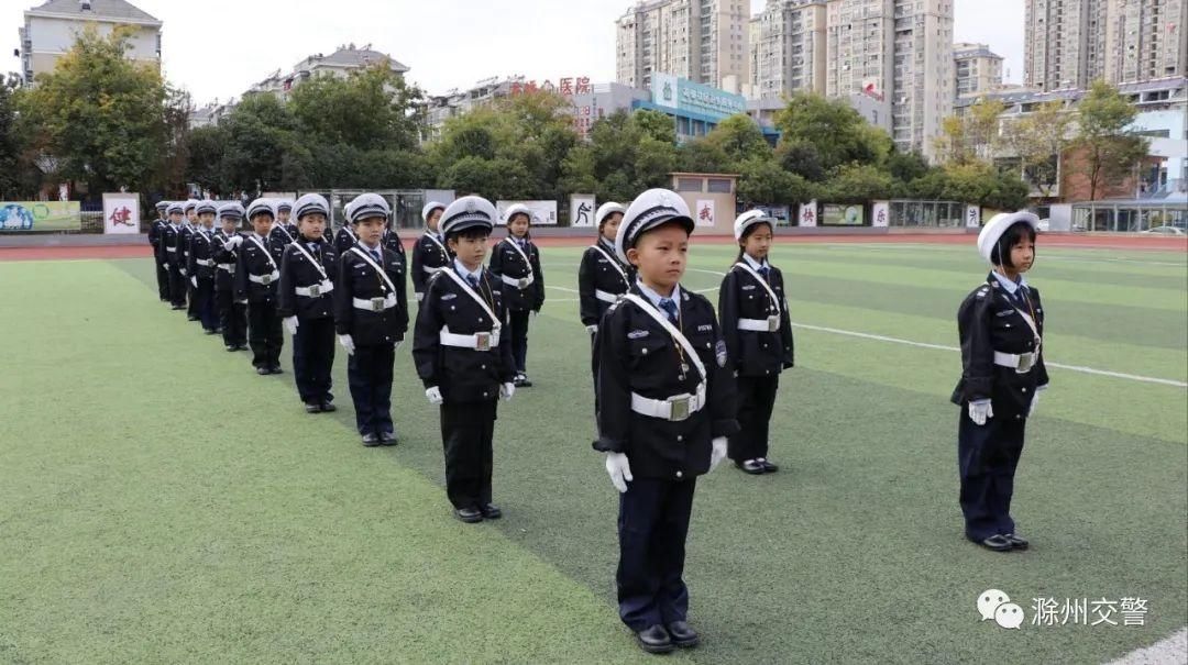 小学|交警支队为龙蟠小学“小小交警队”授旗