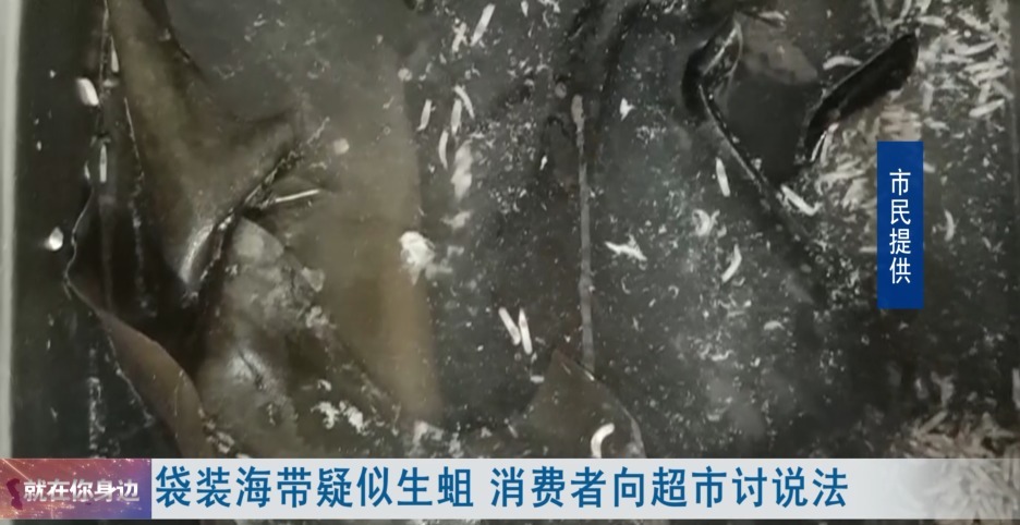 中商|恶心!买回几袋海带片,打开一看想吐,里面还有东西在动