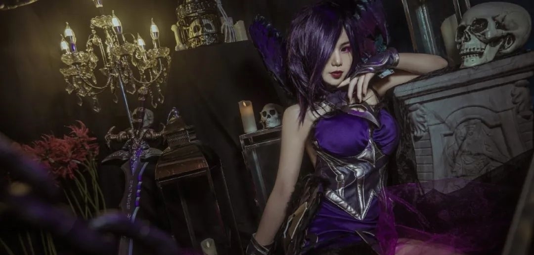 英雄联盟|cos:英雄联盟莫甘娜原皮cos正片@嘟噜噜
