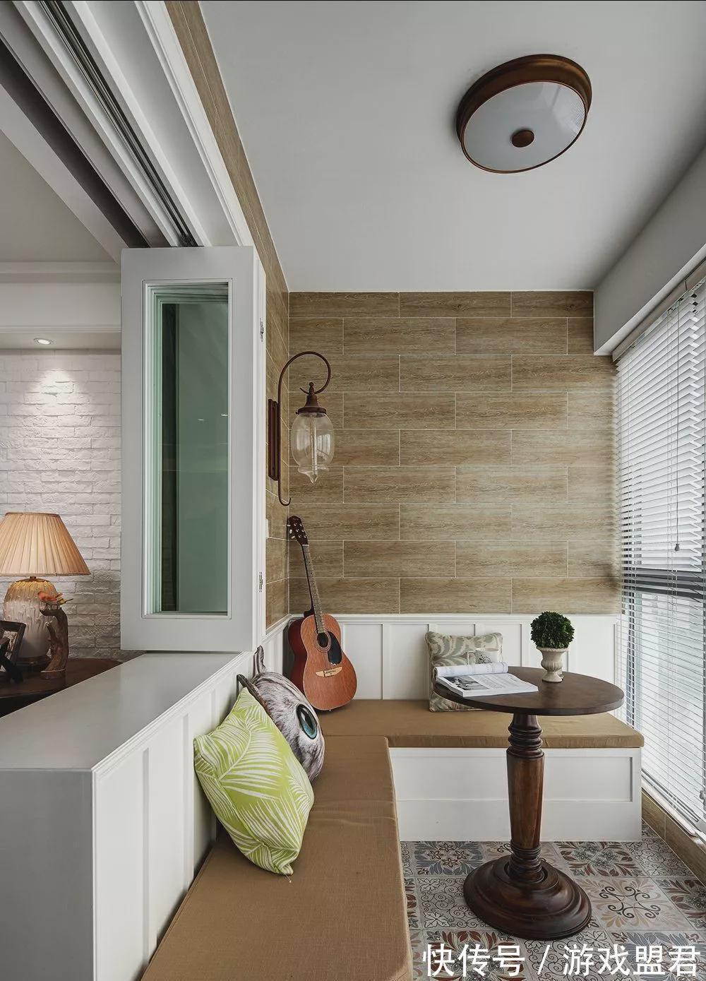 隐形晾衣架|别人家颜值爆表的休闲区阳台，衣服到底是怎么晾的？