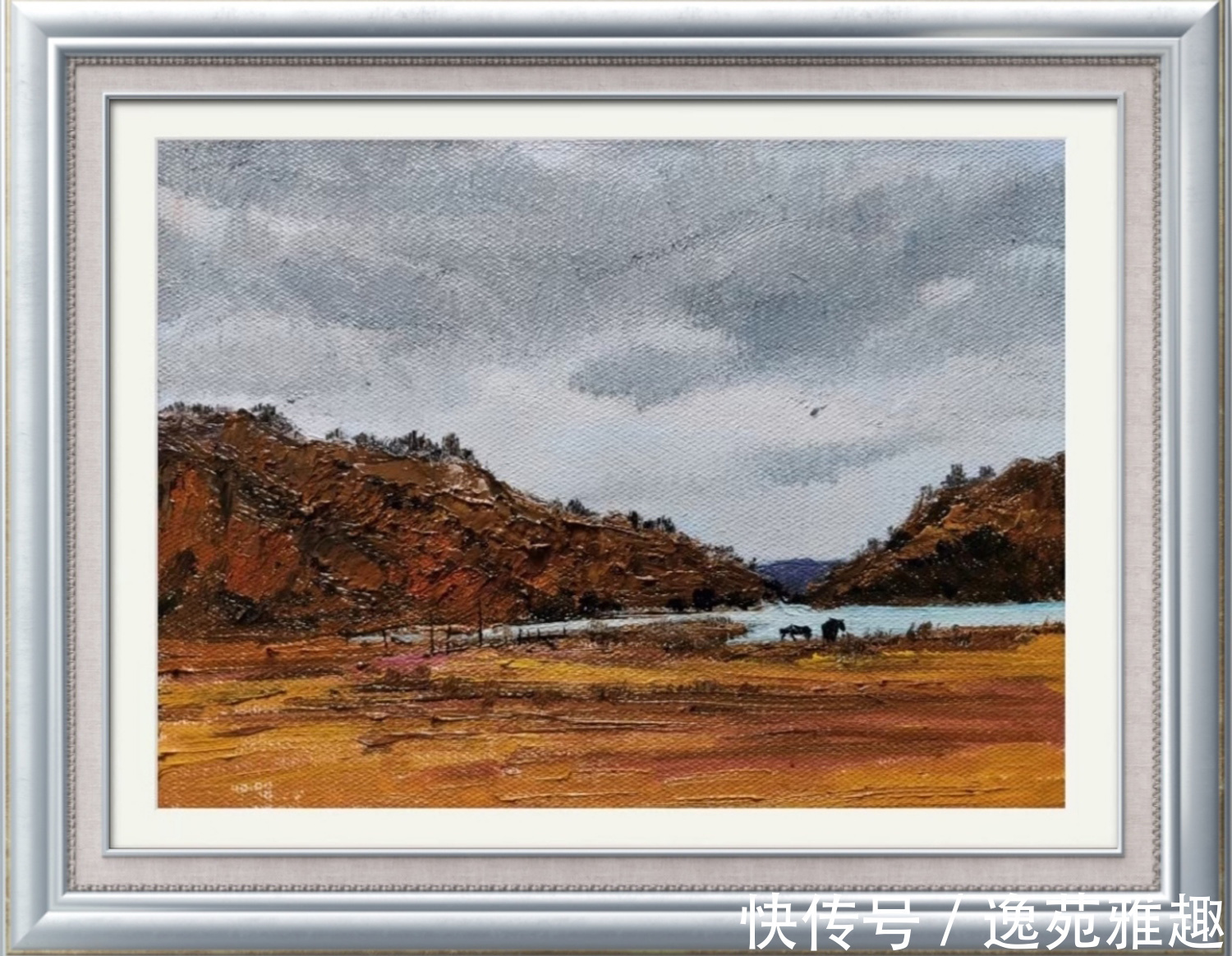 x60$「作品欣赏」心中有旷野,所画皆美景,油画艺术家殷国海作品欣赏