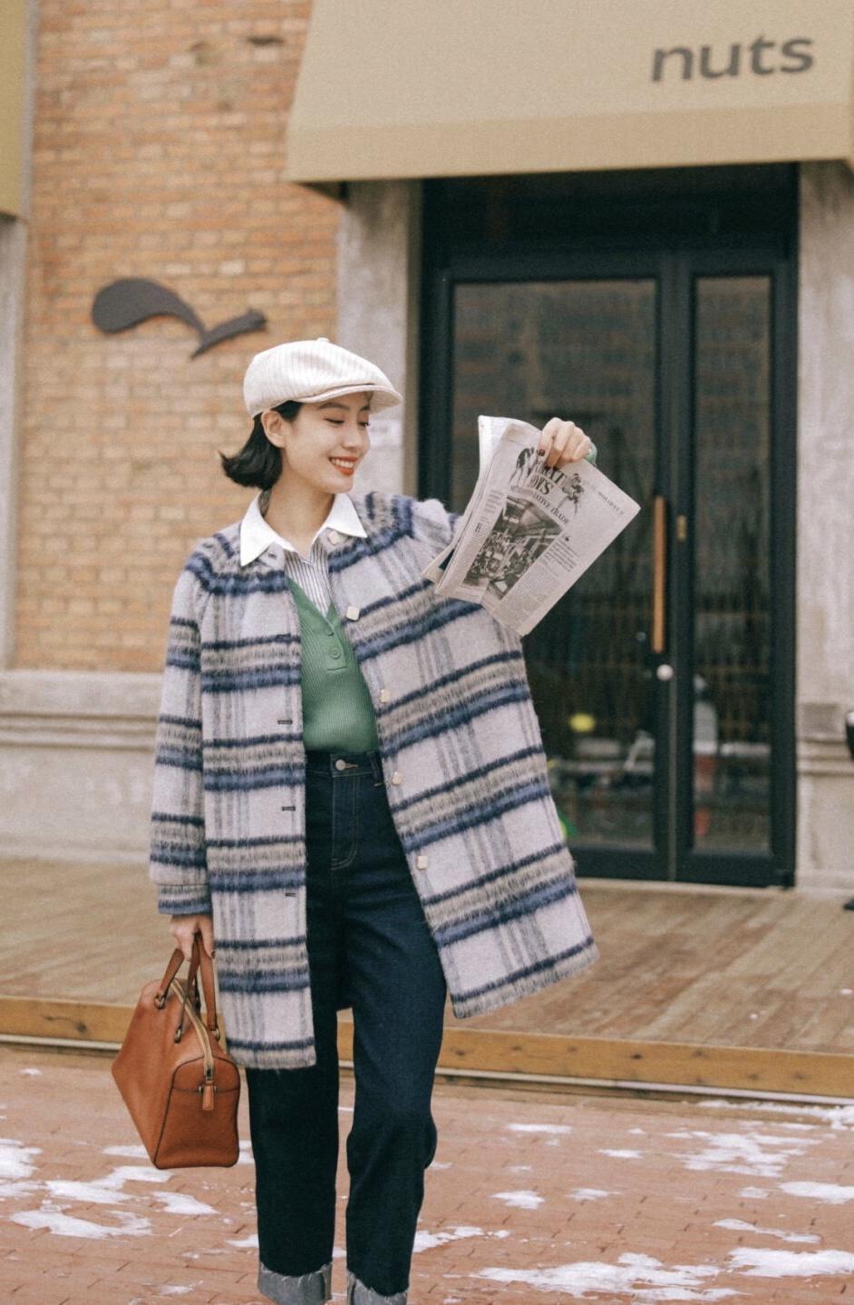 灰色调 这才是大衣的正确打开方式,chic优雅又高级,潮人必备