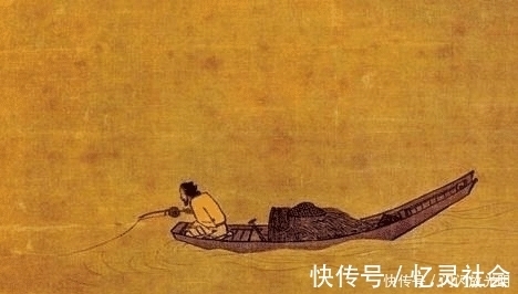 老翁&一千年前的画,画船不画水,为何被认为是神作?放大10倍明白了