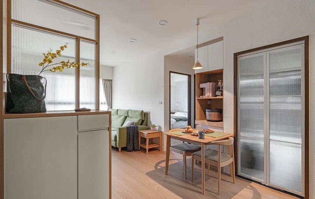 收纳|59㎡小户型玩转日系文艺小清新,不花哨不华丽,只要多一点温馨!