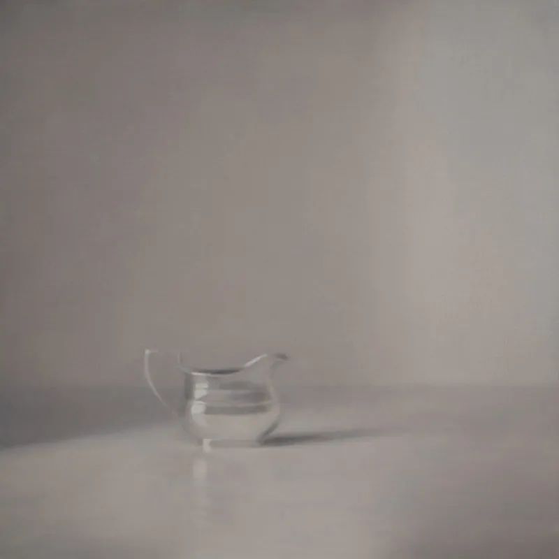 孤独感#柔和的光影和质感,她的静物画散发着一种孤独感!